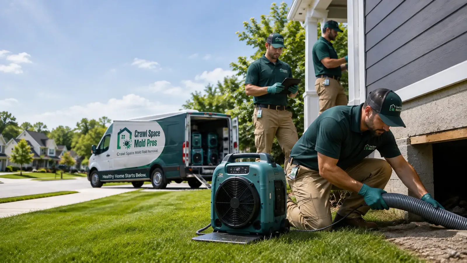 Crawl Space Mold Removal in Young, AZ